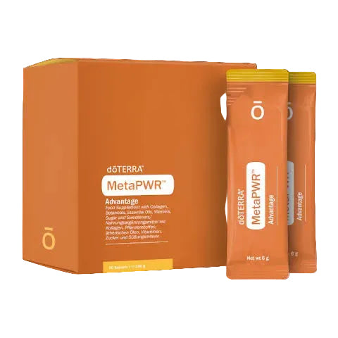 doTERRA MetaPWR Advantage collagen and NAD with biotin resveratrol vitamin C